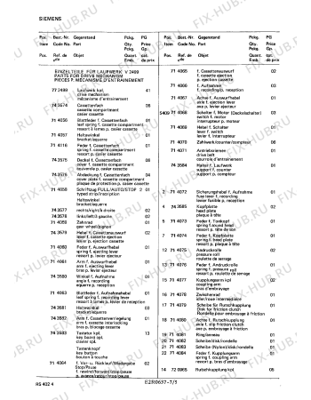 Схема №6 RS4024 с изображением Транзистор для аудиоаппаратуры Siemens 00713442