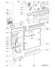 Схема №2 GSI 5970 SW -n.prod. с изображением Панель для посудомоечной машины Whirlpool 481245373804