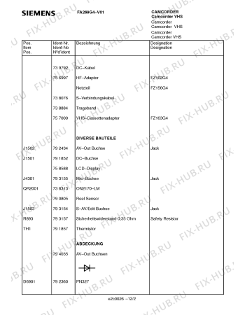 Схема №10 FA269G4 с изображением Крышка для холодильника Siemens 00758597