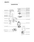 Схема №4 EA824054/70C с изображением Крышечка для электрокофеварки Krups MS-0A01912