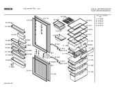 Схема №3 KGU44192FF с изображением Дверь морозильной камеры для холодильника Bosch 00241120