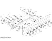 Схема №4 PCG486EL с изображением Панель для плиты (духовки) Bosch 00478908