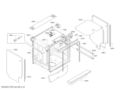 Схема №6 SMU69U85AU made in Germany с изображением Передняя панель для посудомойки Bosch 00797121