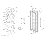 Схема №2 GS36NAI31U Siemens с изображением Ручка двери для холодильной камеры Siemens 12022902