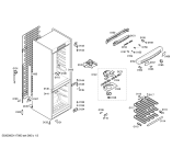 Схема №3 3KED6632 с изображением Дверь для холодильной камеры Bosch 00244328