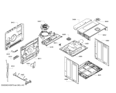 Схема №5 HBA74R250E Horno.BO.py.2d.b2.E3_CoT.pt_bsc.inx с изображением Модуль управления, запрограммированный для электропечи Bosch 00740409