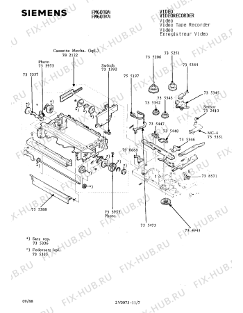 Схема №6 FM601Q4 с изображением Инструкция по эксплуатации для видеотехники Siemens 00530521