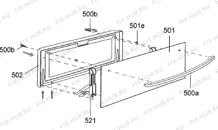 Взрыв-схема вытяжки Gorenje ST-2 A105Z65A NO   -White FS 60 (900000267, A105Z65A) - Схема узла 05