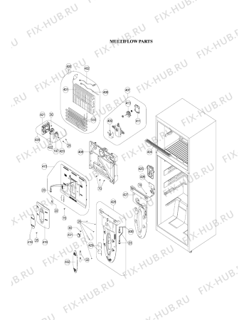 Схема №2 WTE22112 W с изображением Крышка для холодильника Whirlpool 480131100429