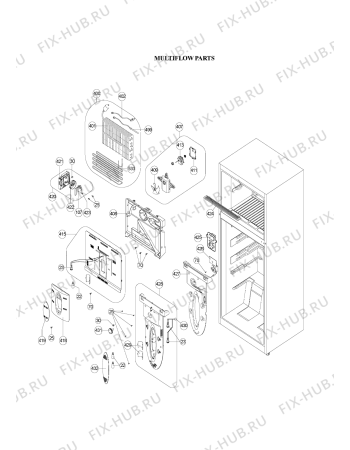 Схема №2 WTH4410 NFX с изображением Проводка для холодильника Whirlpool 482000020246