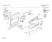 Схема №3 GS215 GS215/1W с изображением Панель для электропосудомоечной машины Bosch 00118295