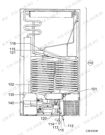 Взрыв-схема холодильника Dometic RM7732 - Схема узла C20 Cold, User manual E