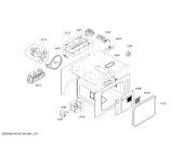 Схема №5 BS251100 с изображением Рамка для электропечи Bosch 00479209