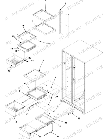 Схема №10 AS2628HEKB (F092642) с изображением Переключатель для стиральной машины Indesit C00314575