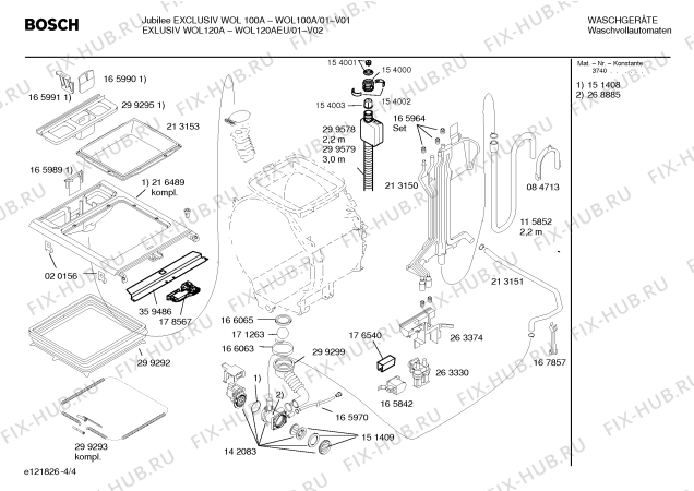 Схема №4 WOL100A Jubilee EXCLUSIV WOL100A с изображением Инструкция по эксплуатации для стиральной машины Bosch 00527306
