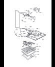 Схема №3 EGX 554 с изображением Электропитание для плиты (духовки) DELONGHI 1132008
