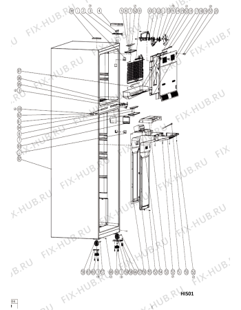Схема №3 NTMTZH822FT (F083973) с изображением Шильдик для холодильной камеры Indesit C00305727