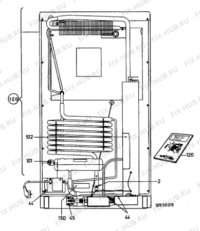 Взрыв-схема холодильника Sibir (N Sr) T165GE - Схема узла C20 Cold, User manual E