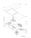 Схема №1 EKV 6640/IN с изображением Керамическая поверхность для духового шкафа Whirlpool 481244039775