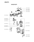Схема №11 KA902744/70 с изображением Холдер для кухонного измельчителя Krups MS-5990447