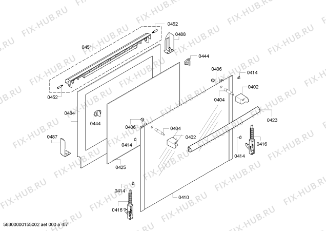 Схема №6 HCE764320V с изображением Кабель для духового шкафа Bosch 00622796