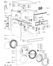 Схема №2 AWOD4505 (F092626) с изображением Наставление для стиральной машины Indesit C00370444