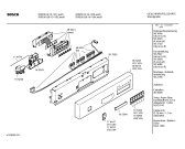 Схема №6 SRS56A02 с изображением Передняя панель для электропосудомоечной машины Bosch 00365245