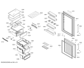 Схема №3 KGN39VI4C, Bosch с изображением Панель для холодильной камеры Bosch 11023068