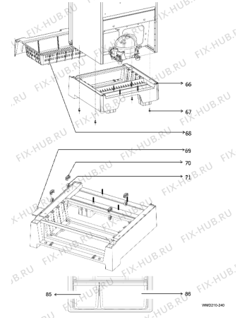 Схема №6 WMD 210 SL с изображением Всякое для холодильника Whirlpool 482000024238