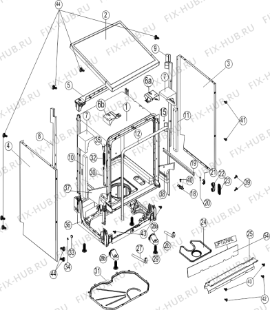 Схема №1 GV52250 (440503, ISSD22T1JH9323G) с изображением Запчасть для электропосудомоечной машины Gorenje 465503