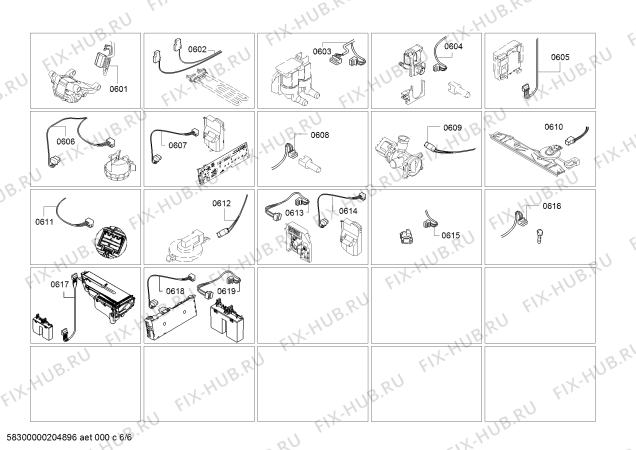 Взрыв-схема стиральной машины Siemens WM14T691 - Схема узла 06