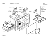 Схема №6 HBN4853 с изображением Панель управления для плиты (духовки) Bosch 00369725
