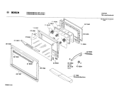 Схема №4 HMG200066 с изображением Рамка для свч печи Bosch 00087399