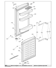 Схема №3 BEKO CDP 7501 A+ (6027487185) с изображением Дверца для холодильной камеры Beko 4314210100