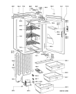 Схема №1 GKI 9001/B с изображением Полка для холодильной камеры Whirlpool 481244079005