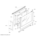 Схема №6 HB38R260 с изображением Фронтальное стекло для плиты (духовки) Siemens 00476349