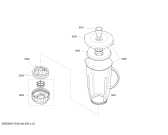 Схема №2 MMB2001 с изображением Панель для блендера (миксера) Bosch 00420310