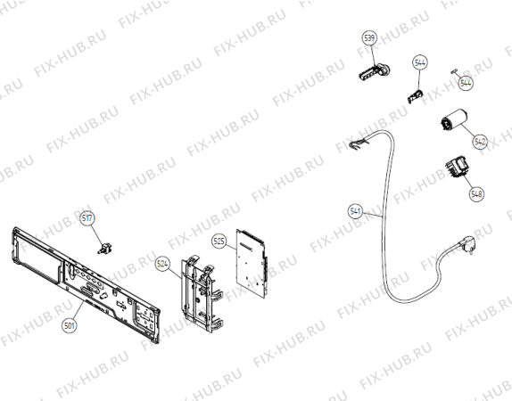 Взрыв-схема стиральной машины Gorenje LTHA50 CH   -White #949088117 (900002780, TDC33) - Схема узла 05