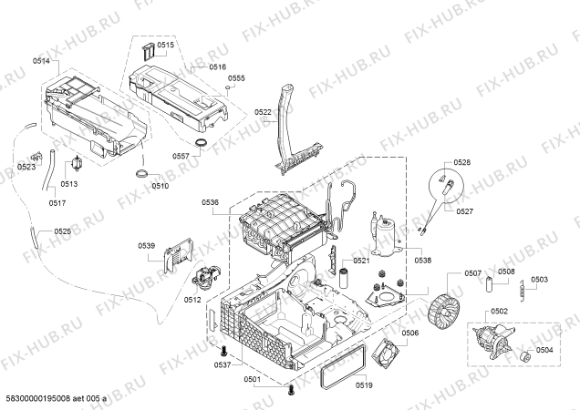 Схема №4 WTM85201FG Bosch с изображением Панель управления для сушилки Bosch 11019848