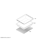 Схема №5 HLN654050E с изображением Фронтальное стекло для духового шкафа Bosch 00476499