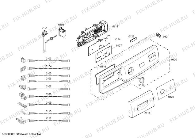 Схема №3 WM09E260HK с изображением Вкладыш для стиралки Siemens 00616894