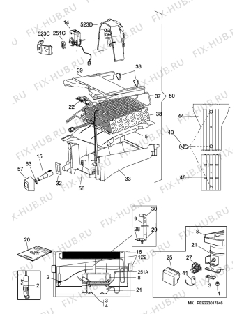 Взрыв-схема холодильника Aeg A72910GNX3 - Схема узла C10 Cold, users manual