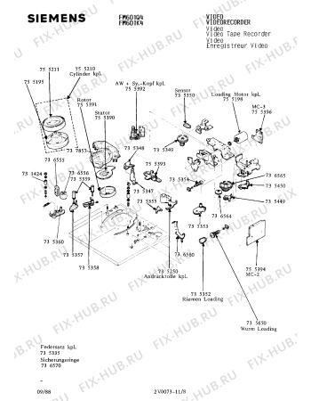 Схема №7 FM601Q4 с изображением Инструкция по эксплуатации для видеотехники Siemens 00530521