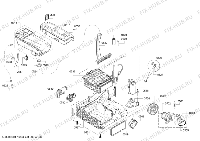 Схема №4 WT47Y781PL iQ800 selfCleaning Condenser с изображением Модуль управления, запрограммированный для сушилки Siemens 00630869