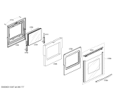 Схема №4 HES432U с изображением Стеклянная полка для плиты (духовки) Bosch 00495938