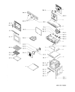 Схема №1 BSO 801/WH с изображением Обшивка для электропечи Whirlpool 481945358212