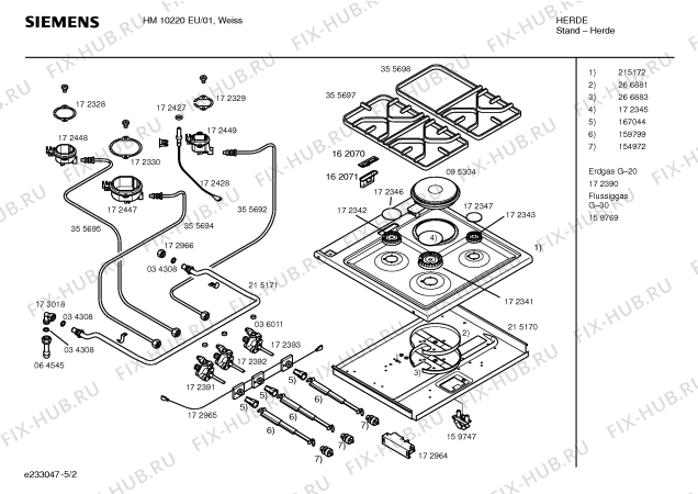 Схема №4 HM10220EU с изображением Панель управления для электропечи Siemens 00355732