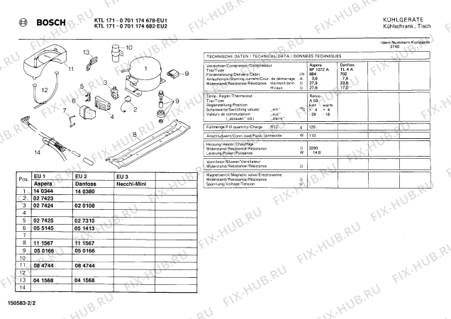 Схема №1 0701174682 KTL171 с изображением Элемент корпуса Siemens 00117443