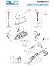 Схема №1 STEAM IRON FSV6 с изображением Покрытие для электропарогенератора ARIETE AT2085538330