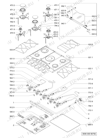 Схема №1 AKM 371/IX с изображением Затычка для духового шкафа Whirlpool 481944239119